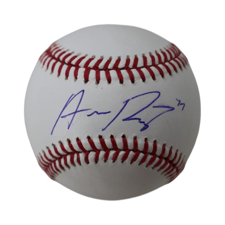 Austin Riley Atlanta Braves Autographed OMLB Baseball JSA COA #CS78285