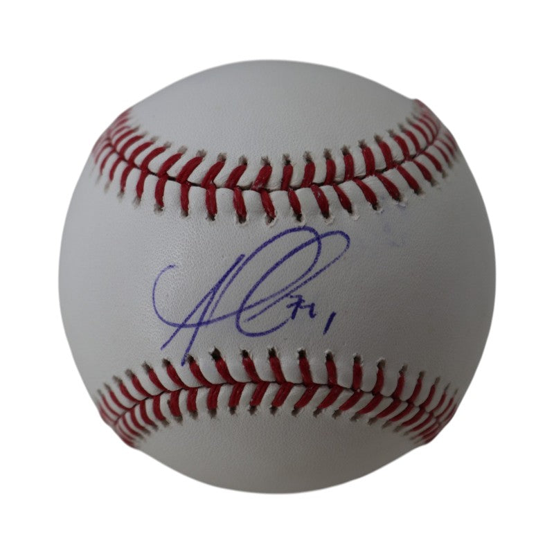 Austin Riley Atlanta Braves Autographed OMLB Baseball JSA COA #CS78284