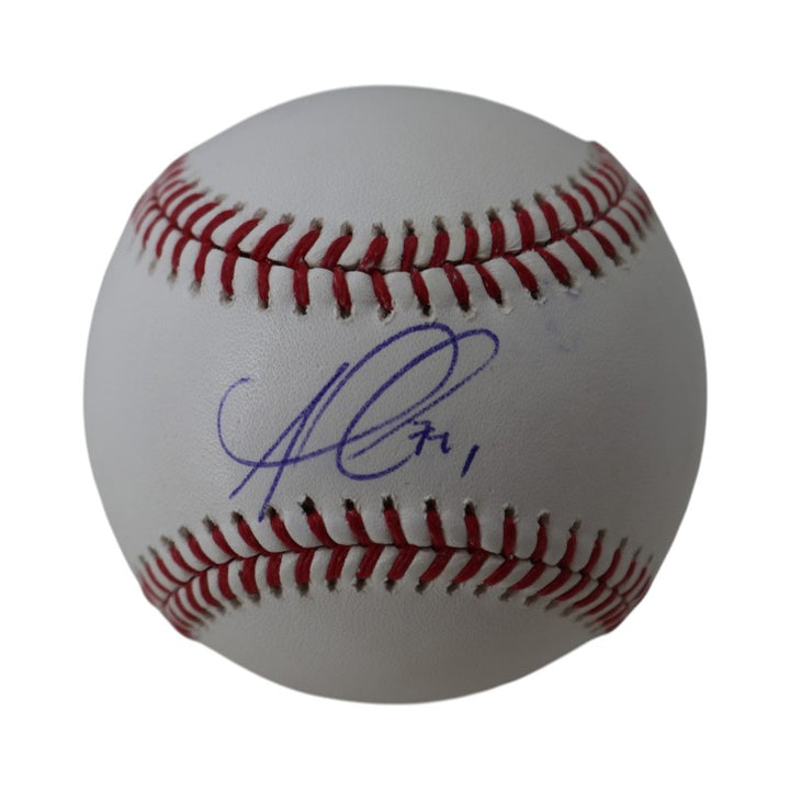 Austin Riley Atlanta Braves Autographed OMLB Baseball JSA COA #CS78284