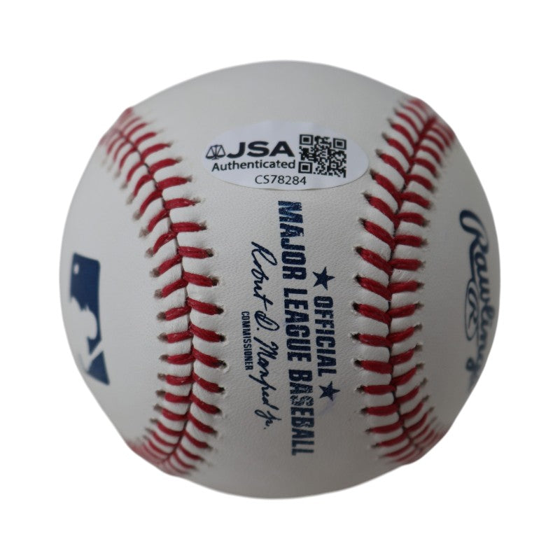 Austin Riley Atlanta Braves Autographed OMLB Baseball JSA COA #CS78284