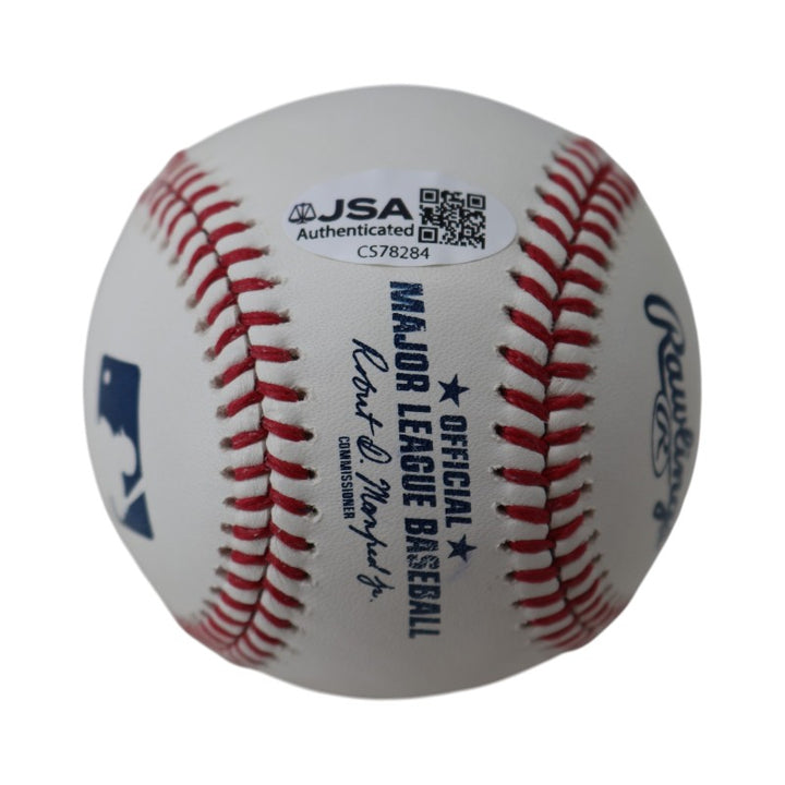 Austin Riley Atlanta Braves Autographed OMLB Baseball JSA COA #CS78284