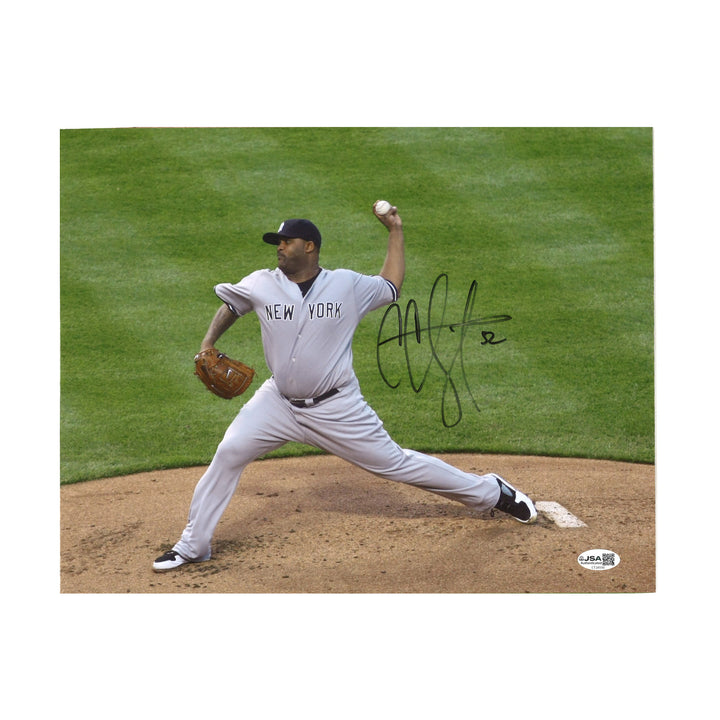 CC Sabathia New York Yankees Autographed 11x14 Photo JSA COA