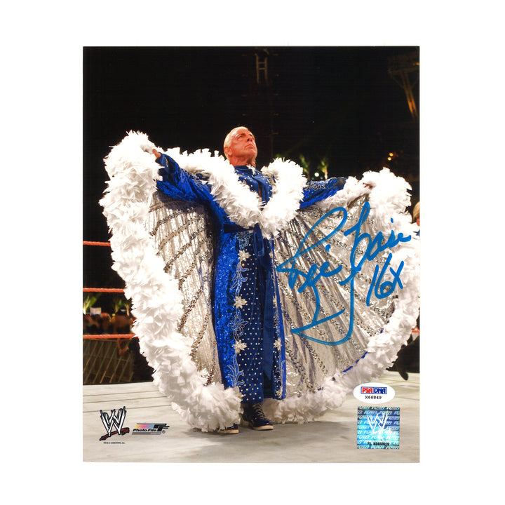 Ric Flair WWE Autographed 8x10 Photo PSA COA