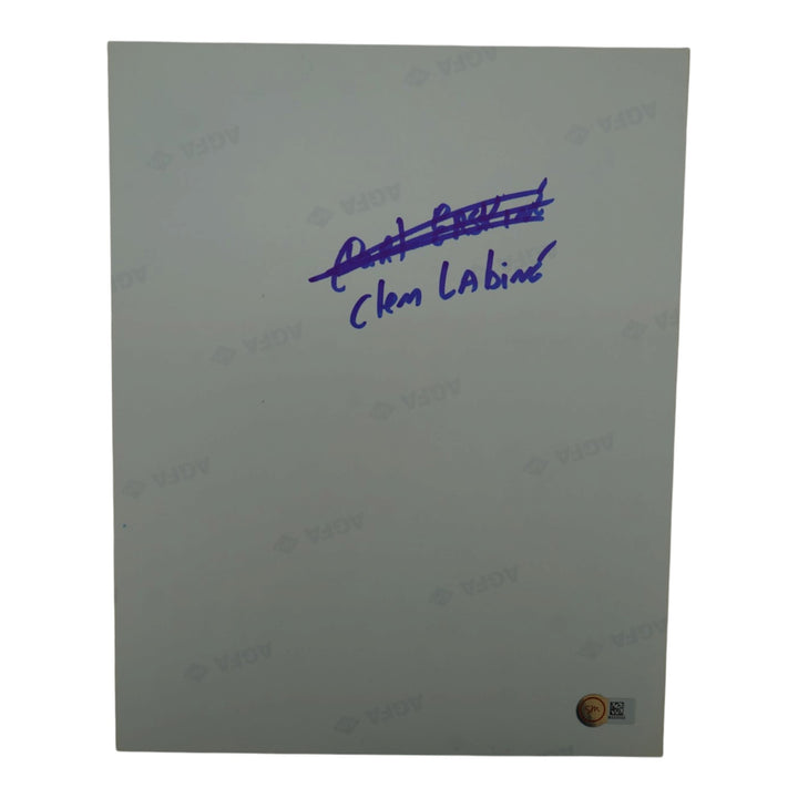 Clem Labine Brooklyn Dodgers Autographed 8x10 Photo SM Holo