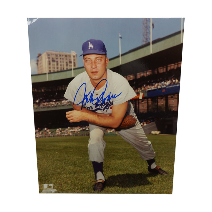Johnny Podres Los Angeles Dodgers Autographed 8x10 Photo SM Holo