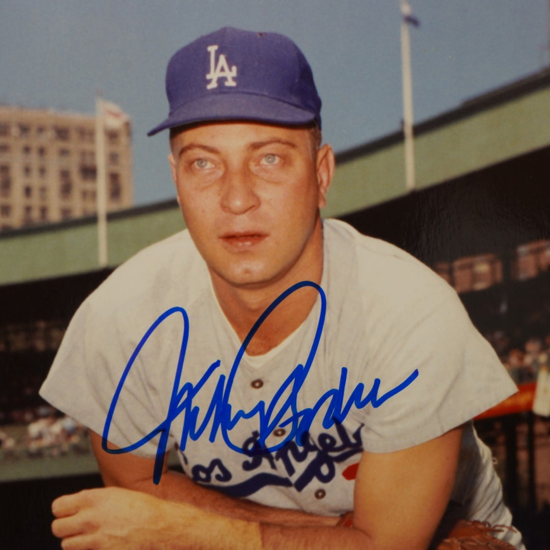 Johnny Podres Los Angeles Dodgers Autographed 8x10 Photo SM Holo