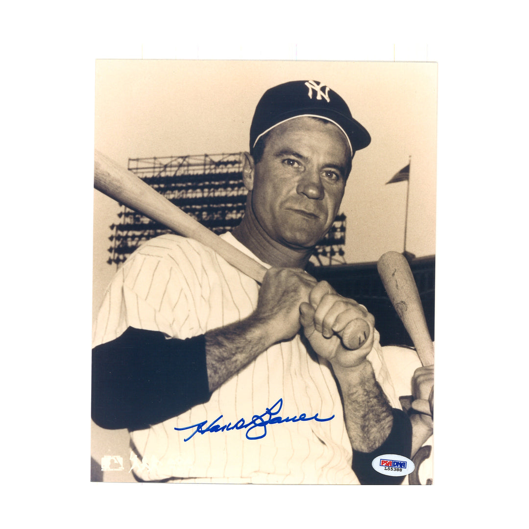 Hank Bauer New York Yankees Autographed 8x10 Photo PSA Holo