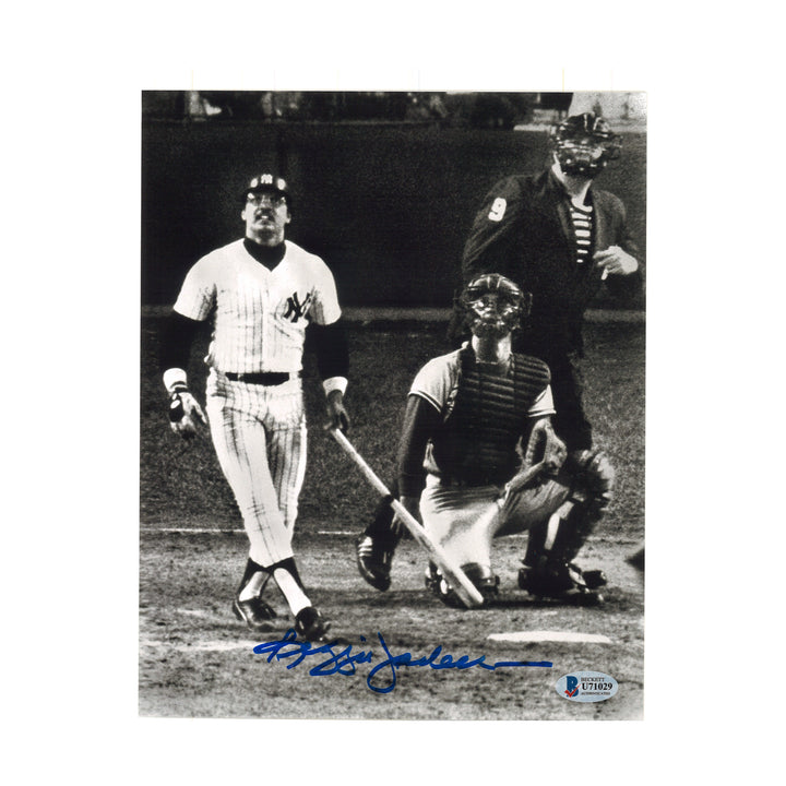 Reggie Jackson New York Yankees Autographed 8x10 Photo Beckett COA
