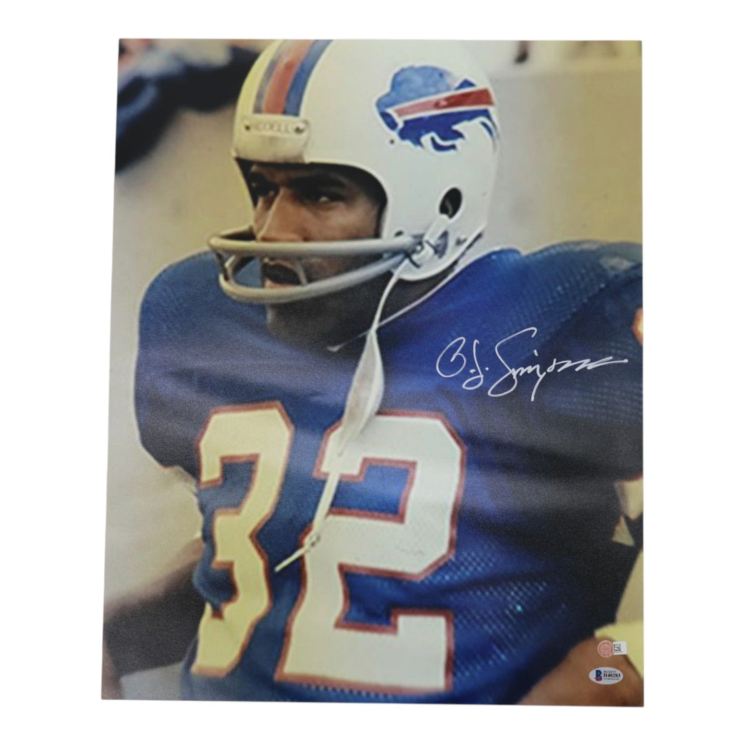 O.J. Simpson Buffalo Bills Autographed 16x20 Photo SM/Beckett Holo