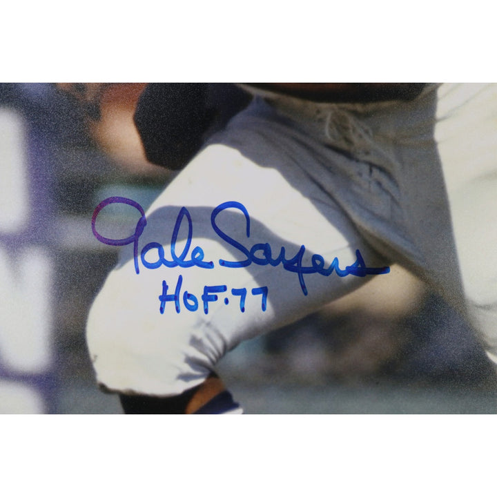 Gale Sayers Chicago Bears Autographed Inscribed 16x20 Photo JSA Holo