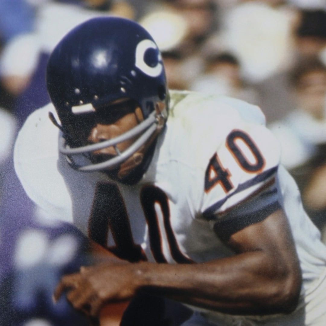 Gale Sayers Chicago Bears Autographed Inscribed 16x20 Photo JSA Holo