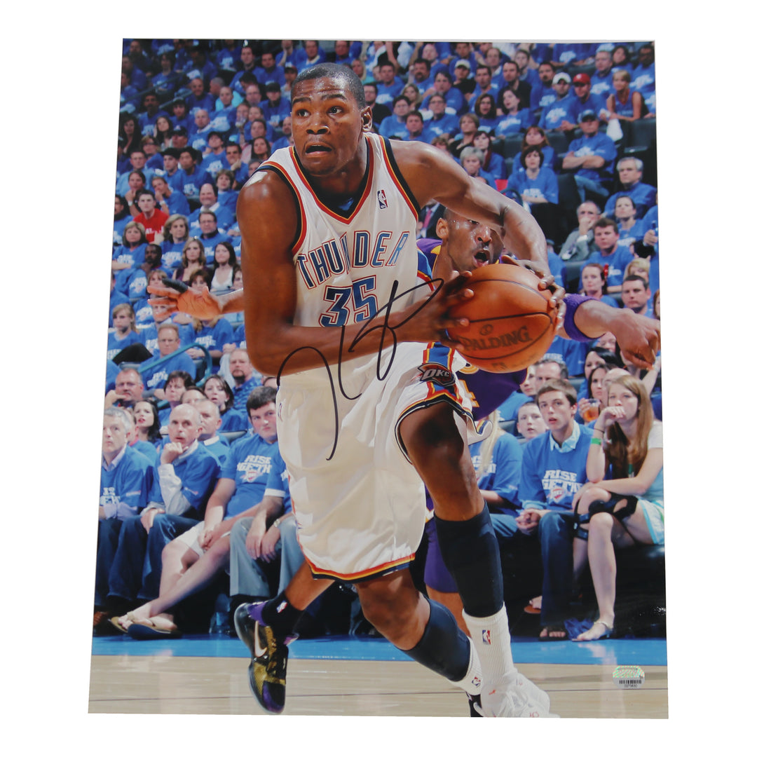Kevin Durant Oklahoma City Thunder Autographed 16x20 Photo MM Holo