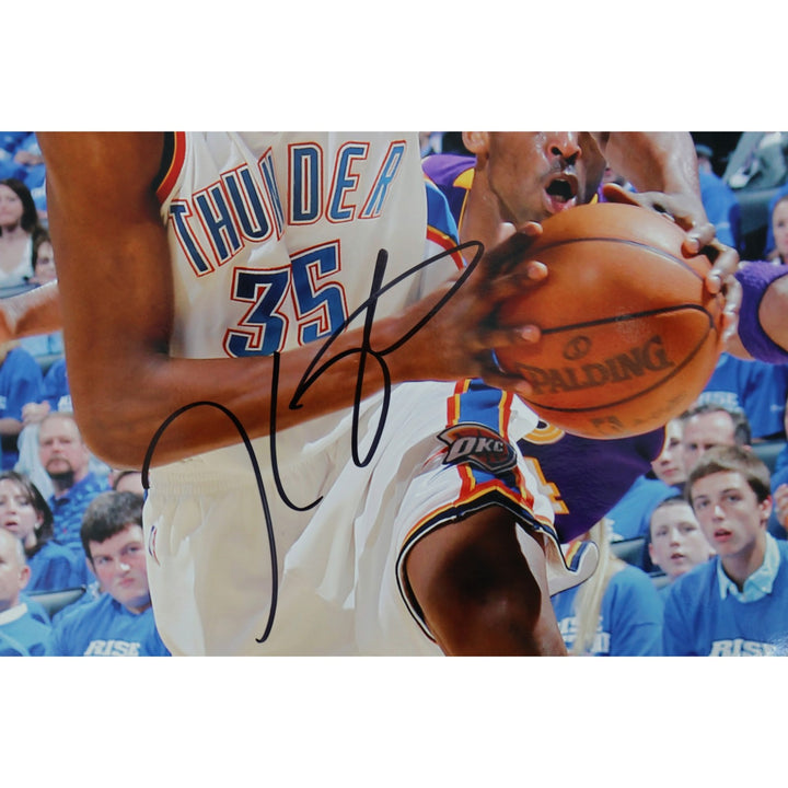 Kevin Durant Oklahoma City Thunder Autographed 16x20 Photo MM Holo