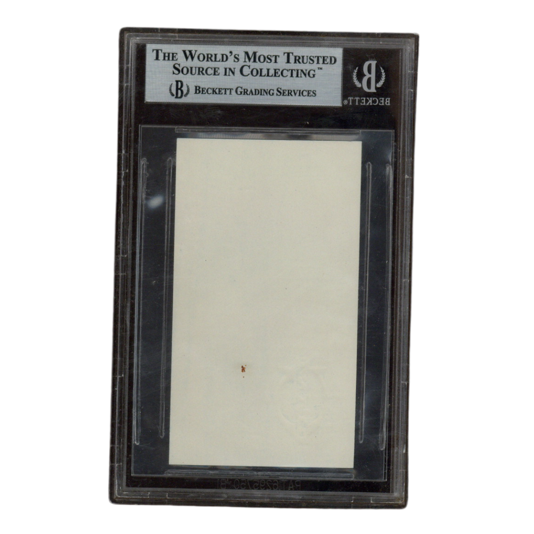 Israel Cohen Autographed Signed Giant Food Inc Business Card Beckett