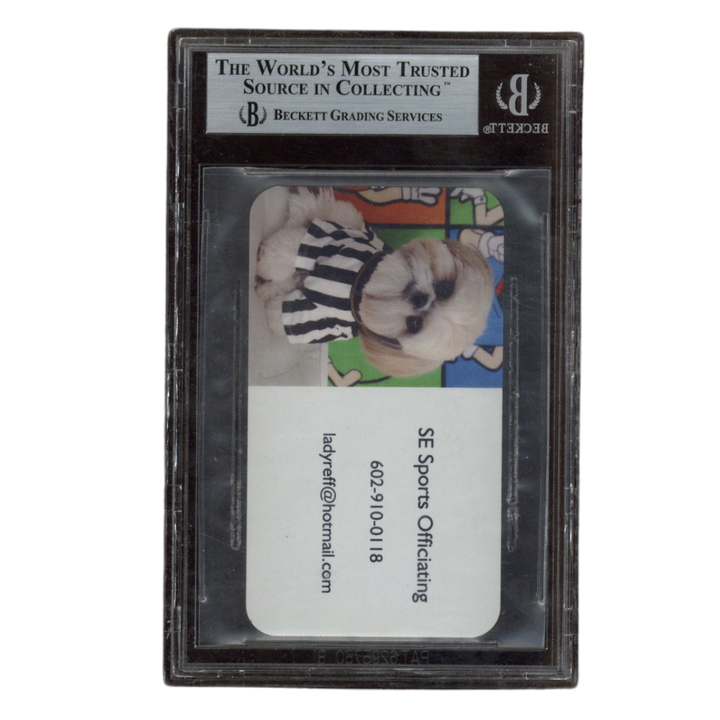 Shannon Eastin Autographed Signed Inscribed NFL Referee Business Card Beckett