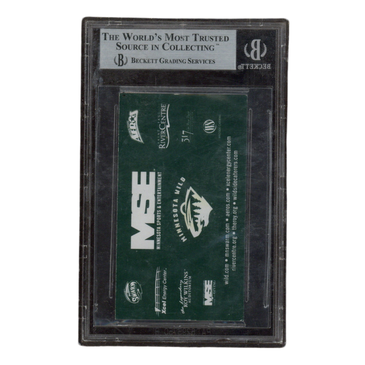 Craig Leipold Autographed Signed Minnesota Wild Business Card Beckett