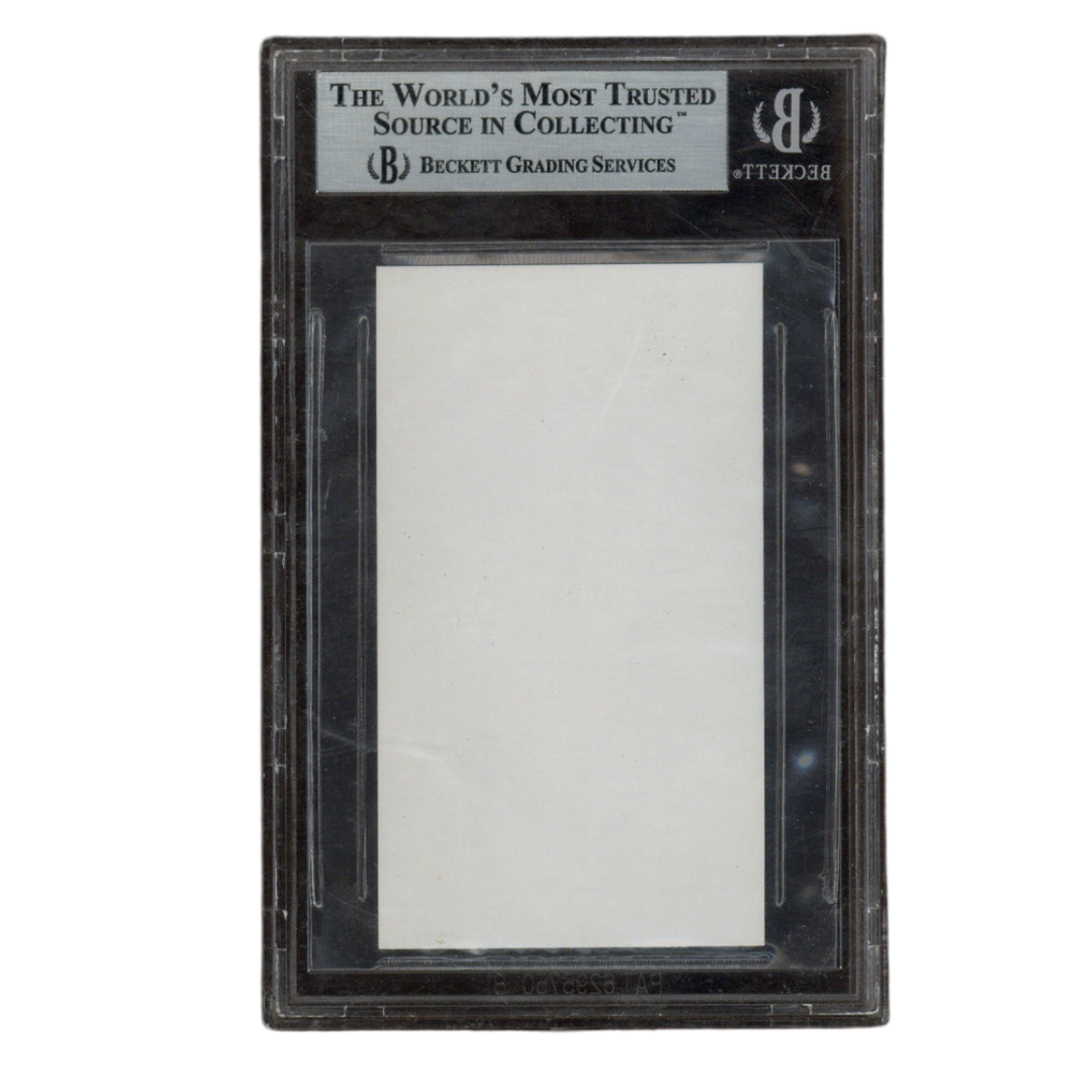 Dave Anderson Signed New York Times Sports Columnist Business Card Beckett
