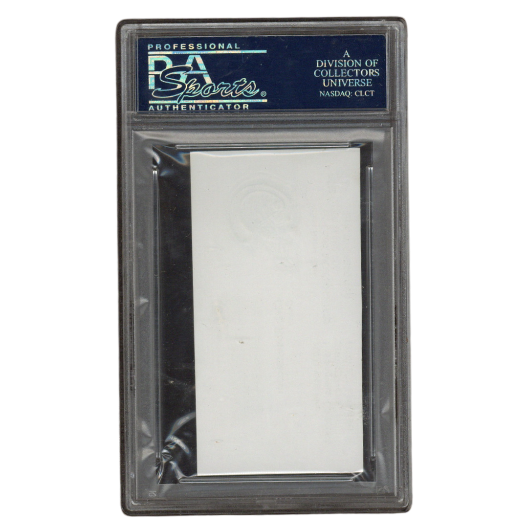 Chip Rosenbloom Autographed Signed Inscribed St Louis Rams Business Card PSA