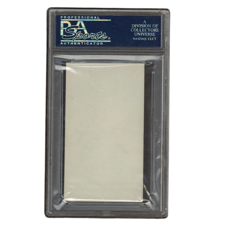 Dick Motta Autographed Signed Dallas Mavericks Head Coach Business Card PSA