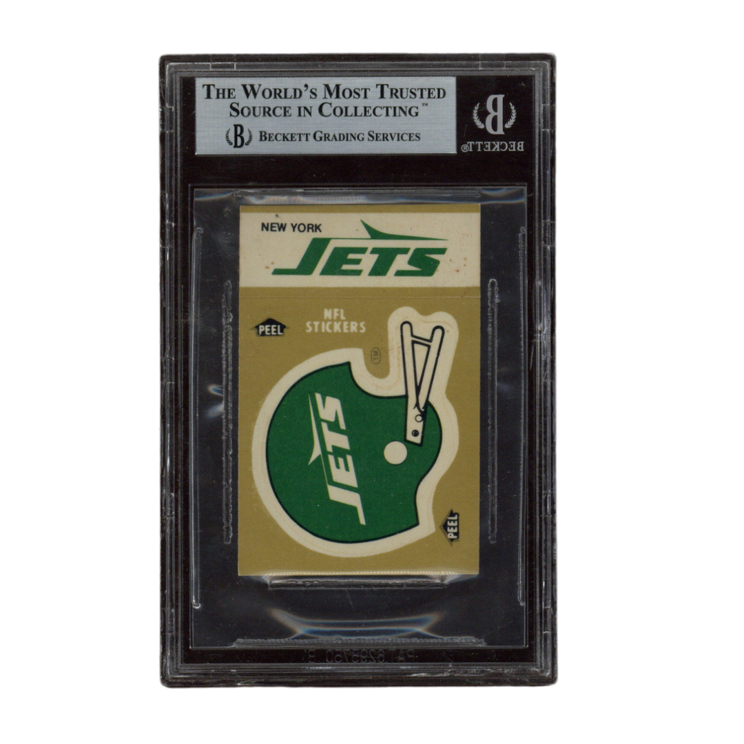 Woody Johnson Autographed Signed Inscribed New York Jets Owner Sticker Beckett