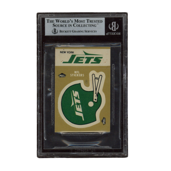 Woody Johnson Autographed Signed Inscribed New York Jets Owner Sticker Beckett