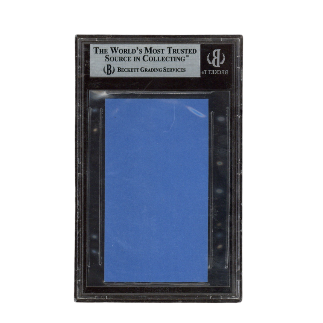 Robert Benmosche Autographed Signed Metlife CEO Business Card Beckett