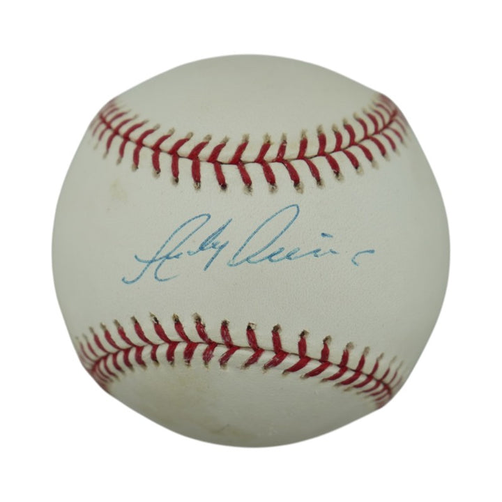 Andy Phillips New York Yankees Autographed OMLB Baseball Steiner Holo/MLB AUTH