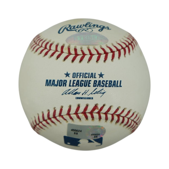 Andy Phillips New York Yankees Autographed OMLB Baseball Steiner Holo/MLB AUTH