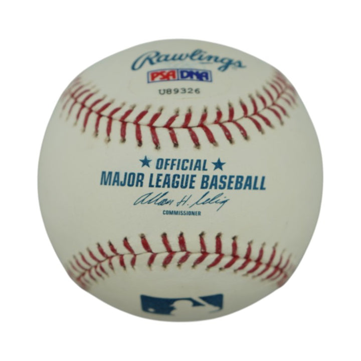 Chris Chambliss New York Yankees Autographed Inscribed OMLB Baseball PSA Holo