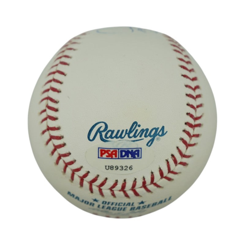 Chris Chambliss New York Yankees Autographed Inscribed OMLB Baseball PSA Holo