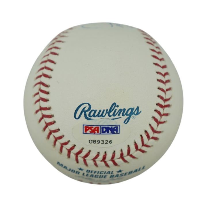 Chris Chambliss New York Yankees Autographed Inscribed OMLB Baseball PSA Holo