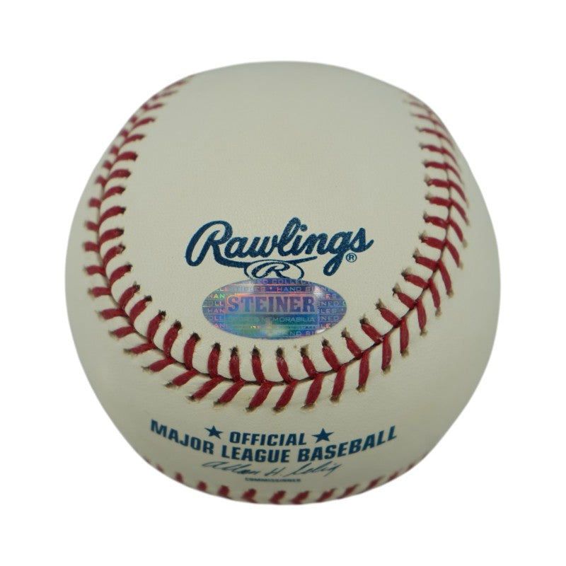 Bobby Shantz New York Yankees Autographed Inscribed OMLB Baseball Steiner Holo