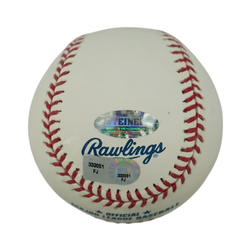 Nick Swisher New York Yankees Autographed OMLB Baseball Steiner COA/MLB AUTH