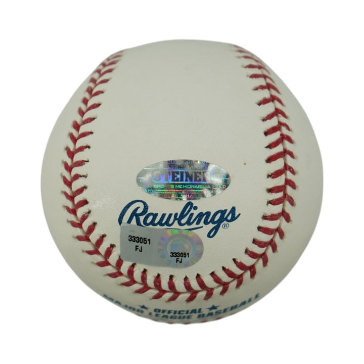 Nick Swisher New York Yankees Autographed OMLB Baseball Steiner COA/MLB AUTH