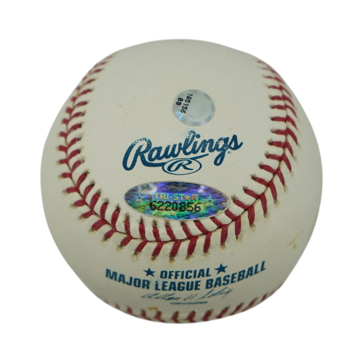 Jim Bouton Yankees Astros Brewers Autographed OMLB Baseball Tristar/MLB AUTH