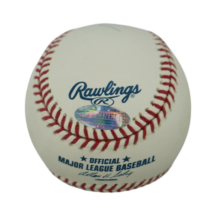 Marcus Thames New York Yankees Autographed OMLB Baseball Steiner COA/MLB AUTH