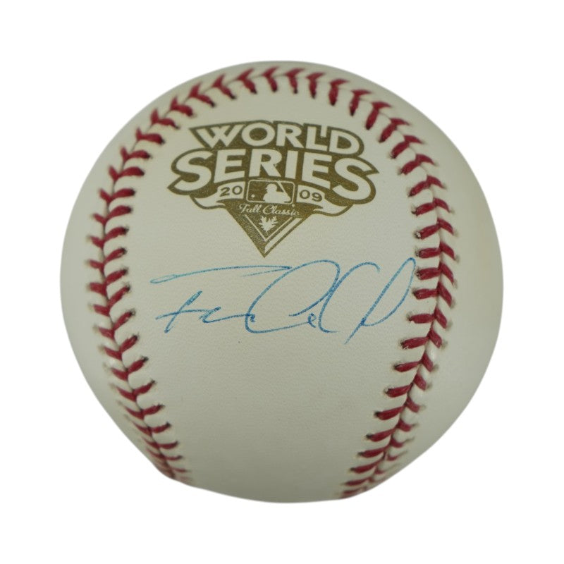 Francisco Cervelli New York Yankees Autographed Official '09 WS Baseball Steiner COA/MLB AUTH