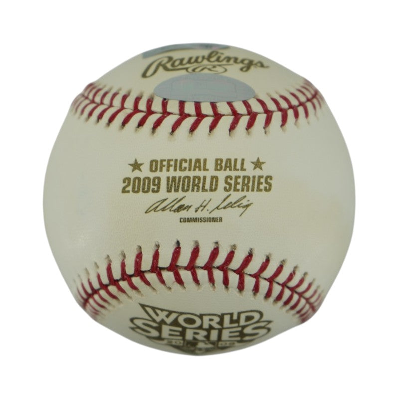 Francisco Cervelli New York Yankees Autographed Official '09 WS Baseball Steiner COA/MLB AUTH
