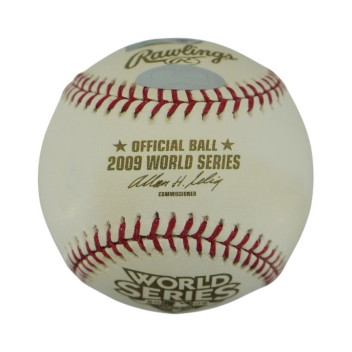 Francisco Cervelli New York Yankees Autographed Official '09 WS Baseball Steiner COA/MLB AUTH