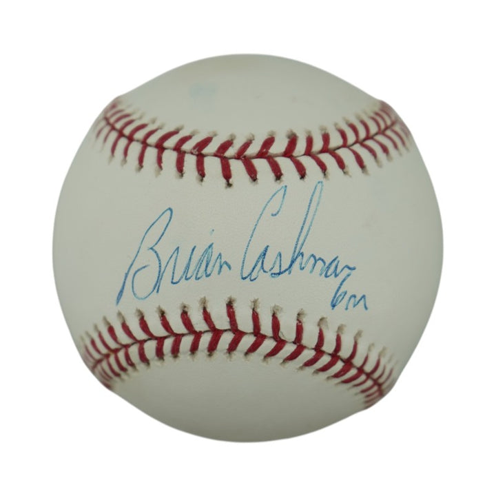 Brian Cashman New York Yankees Autographed Inscribed OMLB Baseball Steiner Holo