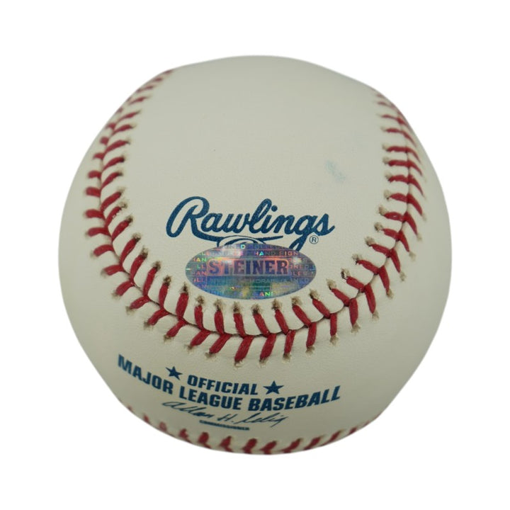 Brian Cashman New York Yankees Autographed Inscribed OMLB Baseball Steiner Holo