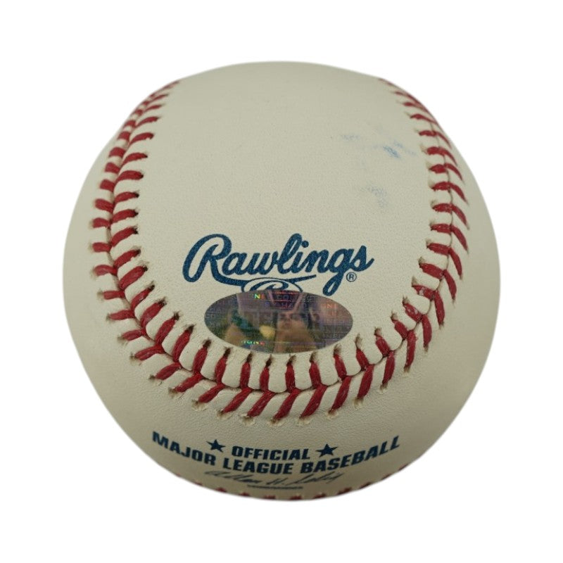 Gene Monahan New York Yankees Autographed Inscribed OMLB Baseball Steiner Holo