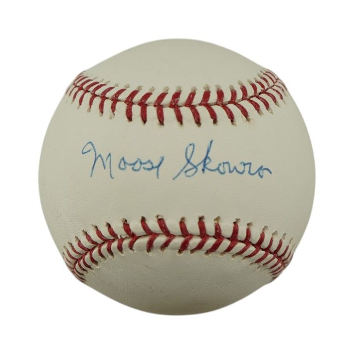 Moose Skowron New York Yankees Autographed OMLB Baseball Steiner COA/MLB AUTH