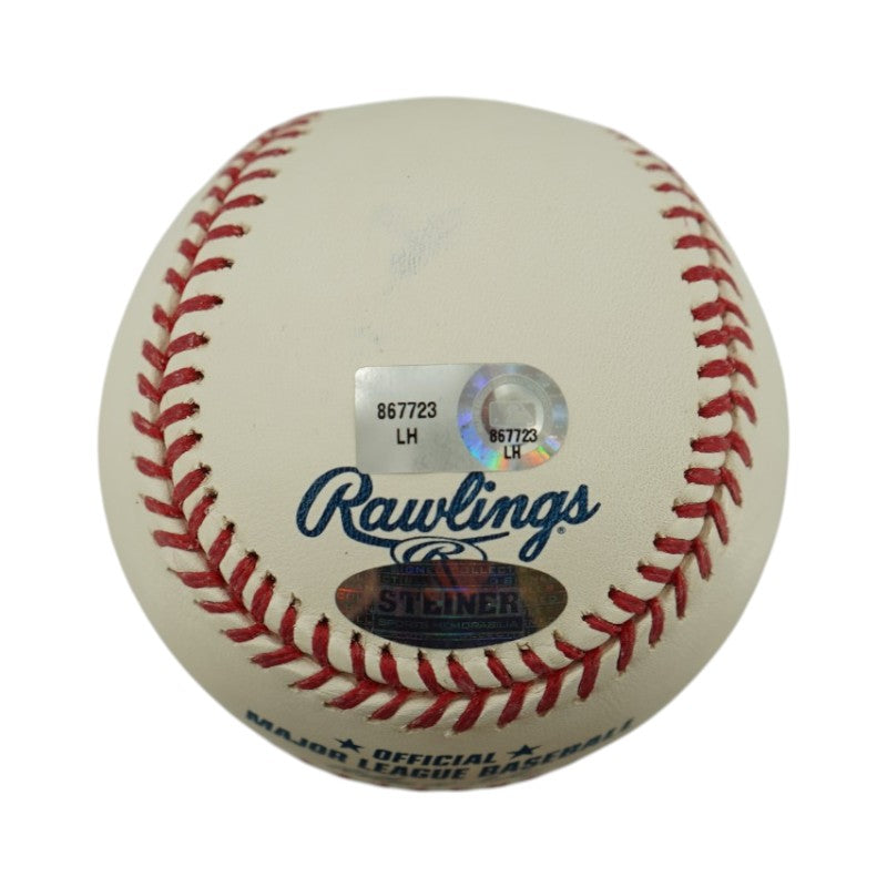 Cecil Fielder New York Yankees Autographed Inscribed OMLB Baseball Steiner COA/MLB AUTH