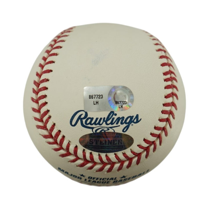 Cecil Fielder New York Yankees Autographed Inscribed OMLB Baseball Steiner COA/MLB AUTH