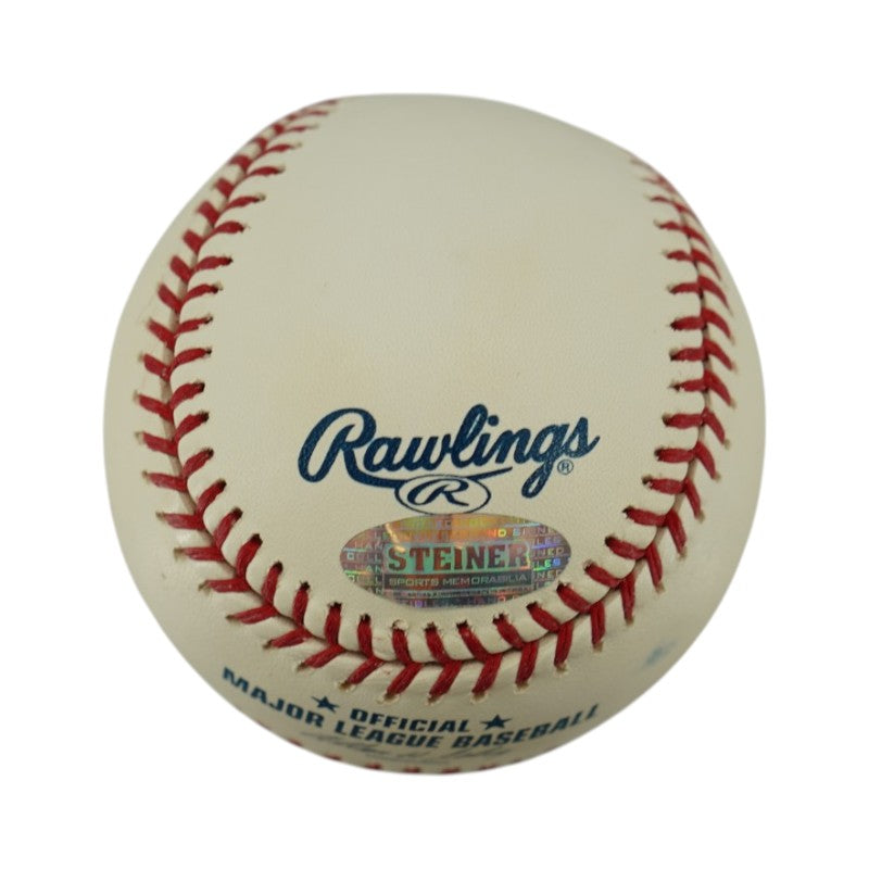Jeff Nelson Yankees Mariners Rangers Autographed OMLB Baseball Steiner COA