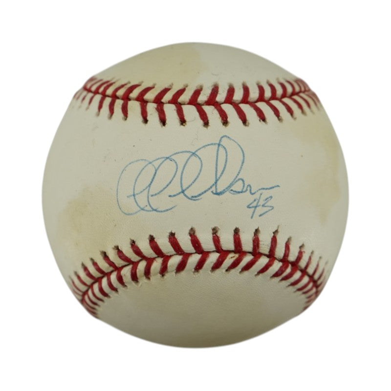 Jeff Nelson Yankees Mariners Rangers Autographed OMLB Baseball Steiner Holo