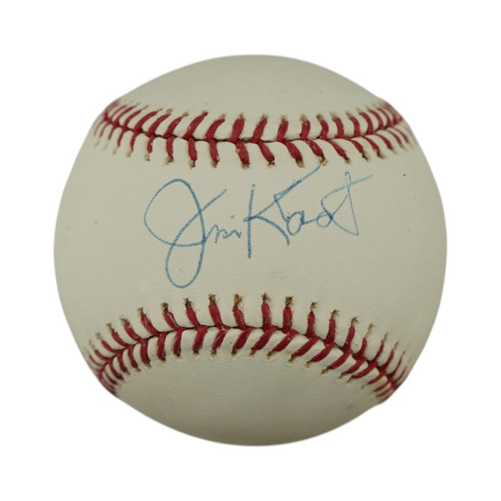 Jim Kaat Yankees Twins White Sox Autographed OMLB Baseball Steiner COA/MLB AUTH