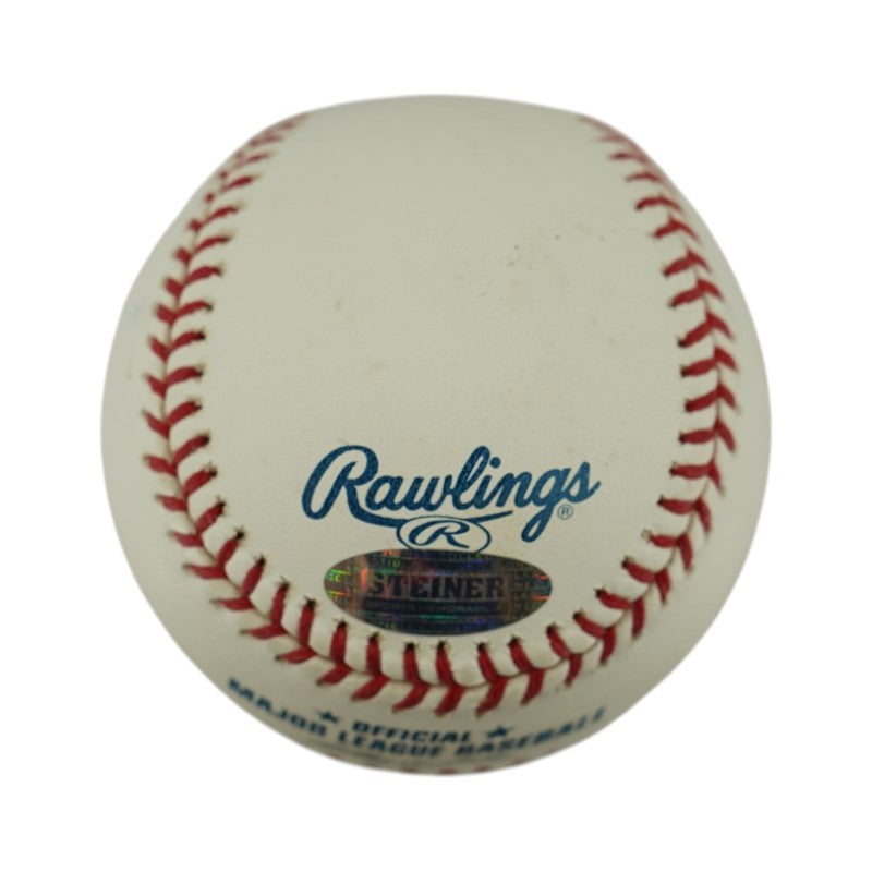 Bob Boone Angels Phillies Royals Autographed OMLB Baseball Steiner Holo