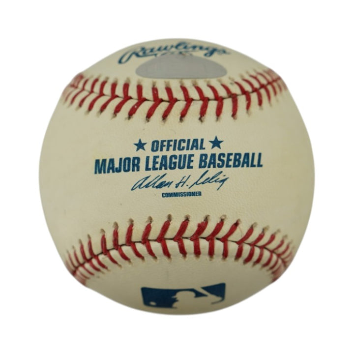 Jim Abbott New York Yankees Autographed OMLB Baseball Steiner COA